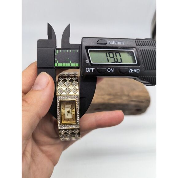 Classic Ladies Elgin Gold Tone Watch With Bracelet Clasp - New Battery - Picture 8 of 8